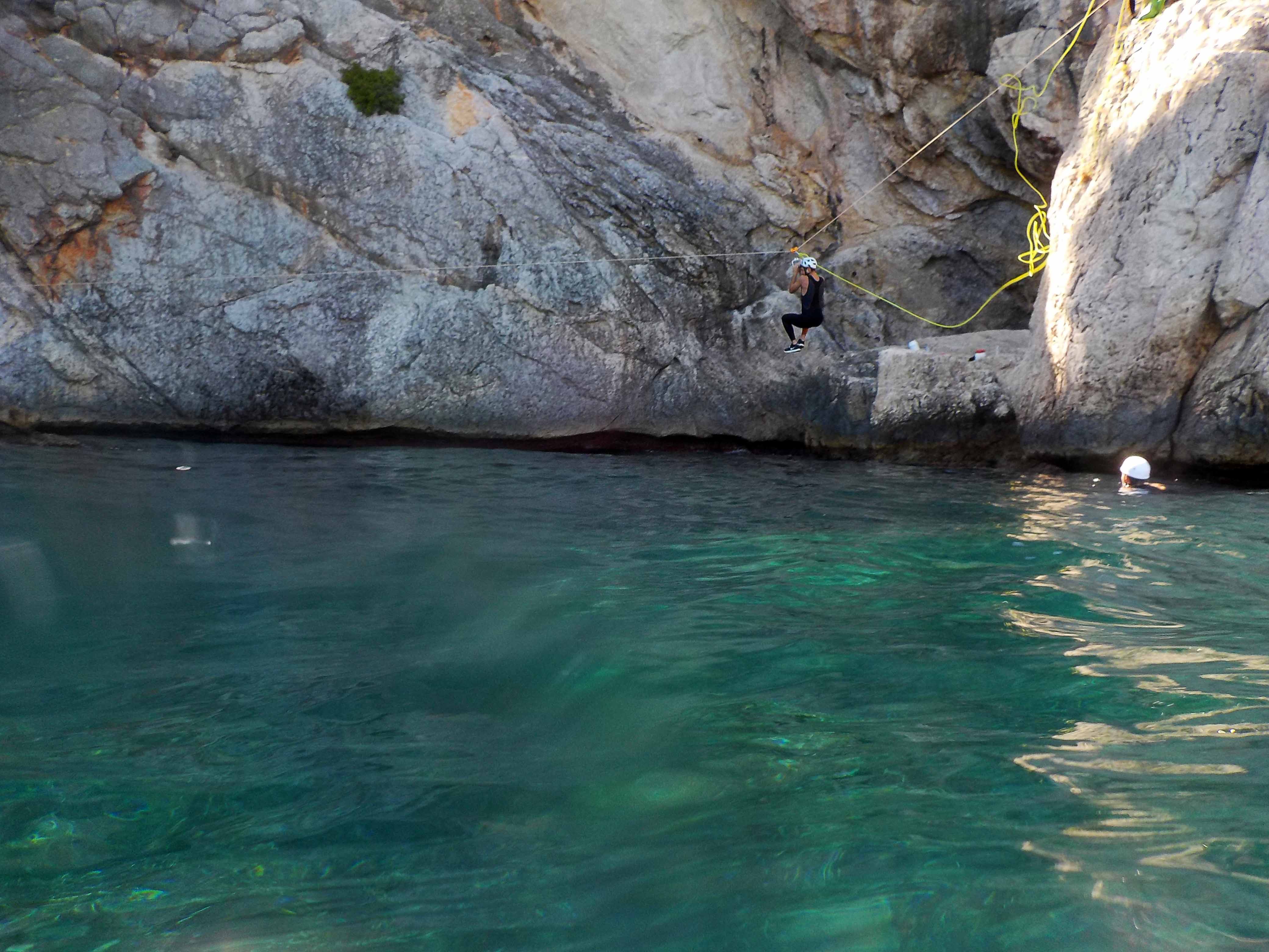 Coasteering in Mallorca, Spain.