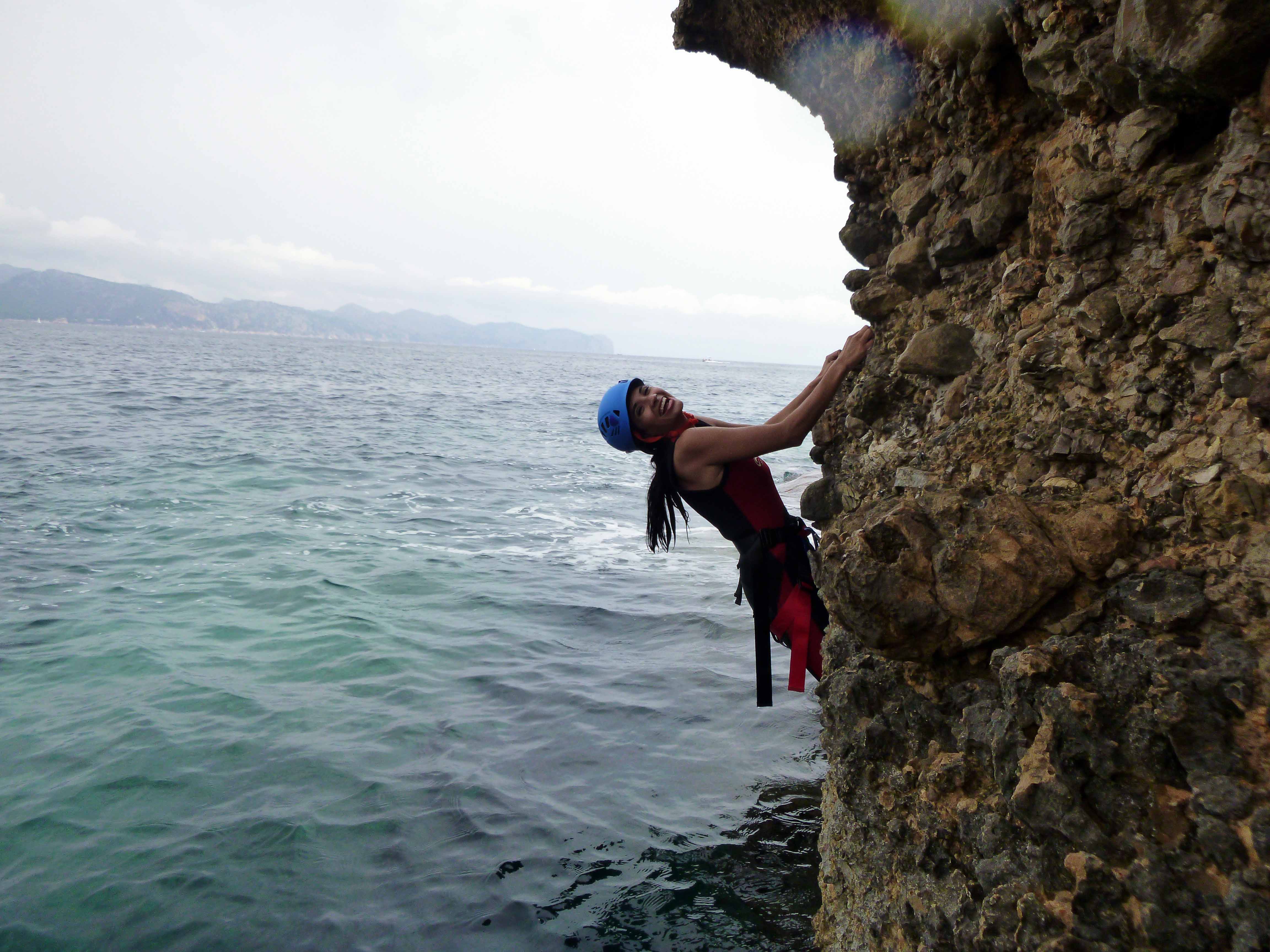 Coasteering in Mallorca, Spain.