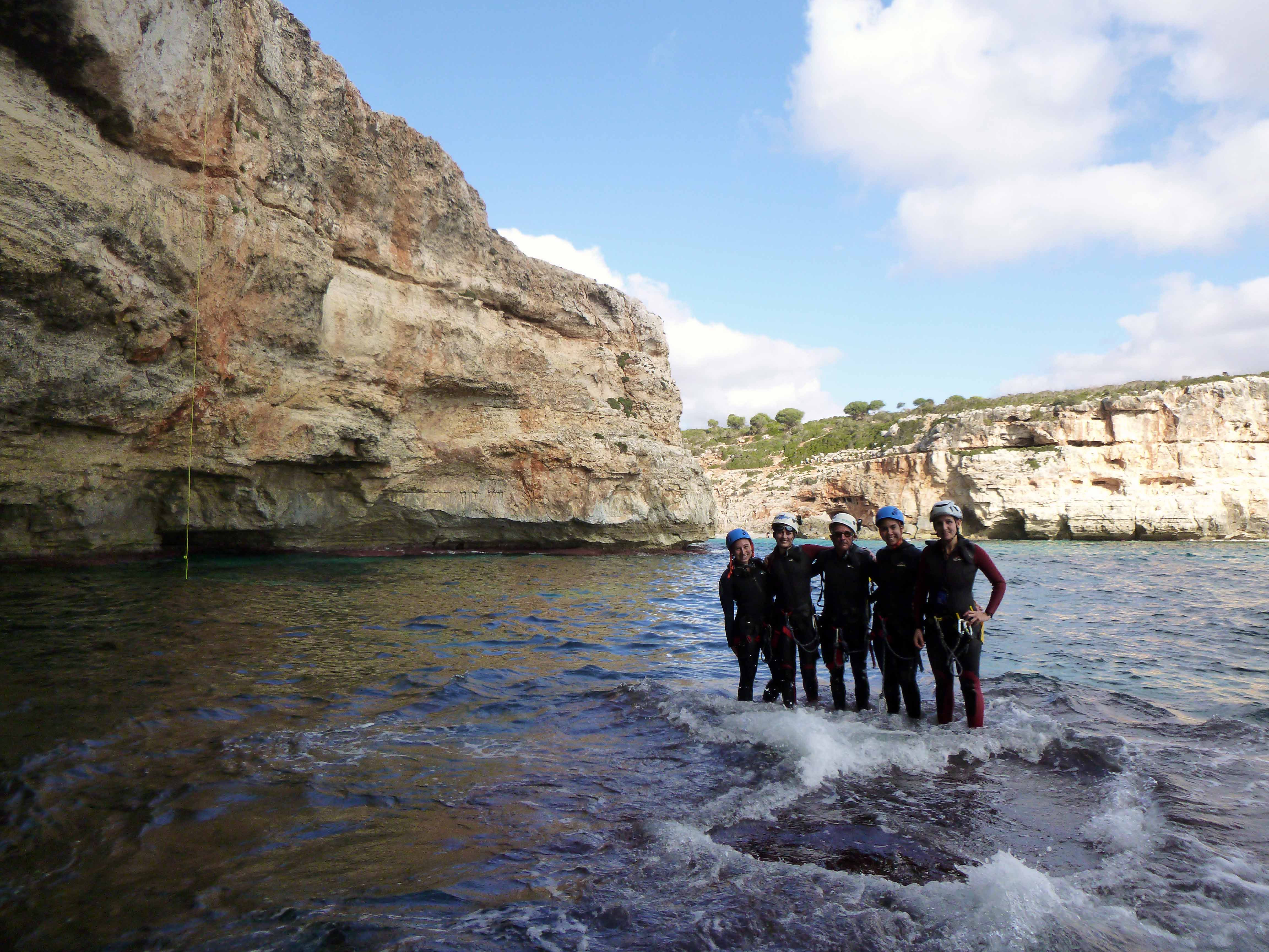 Sea Caving in Mallorca, Spain.