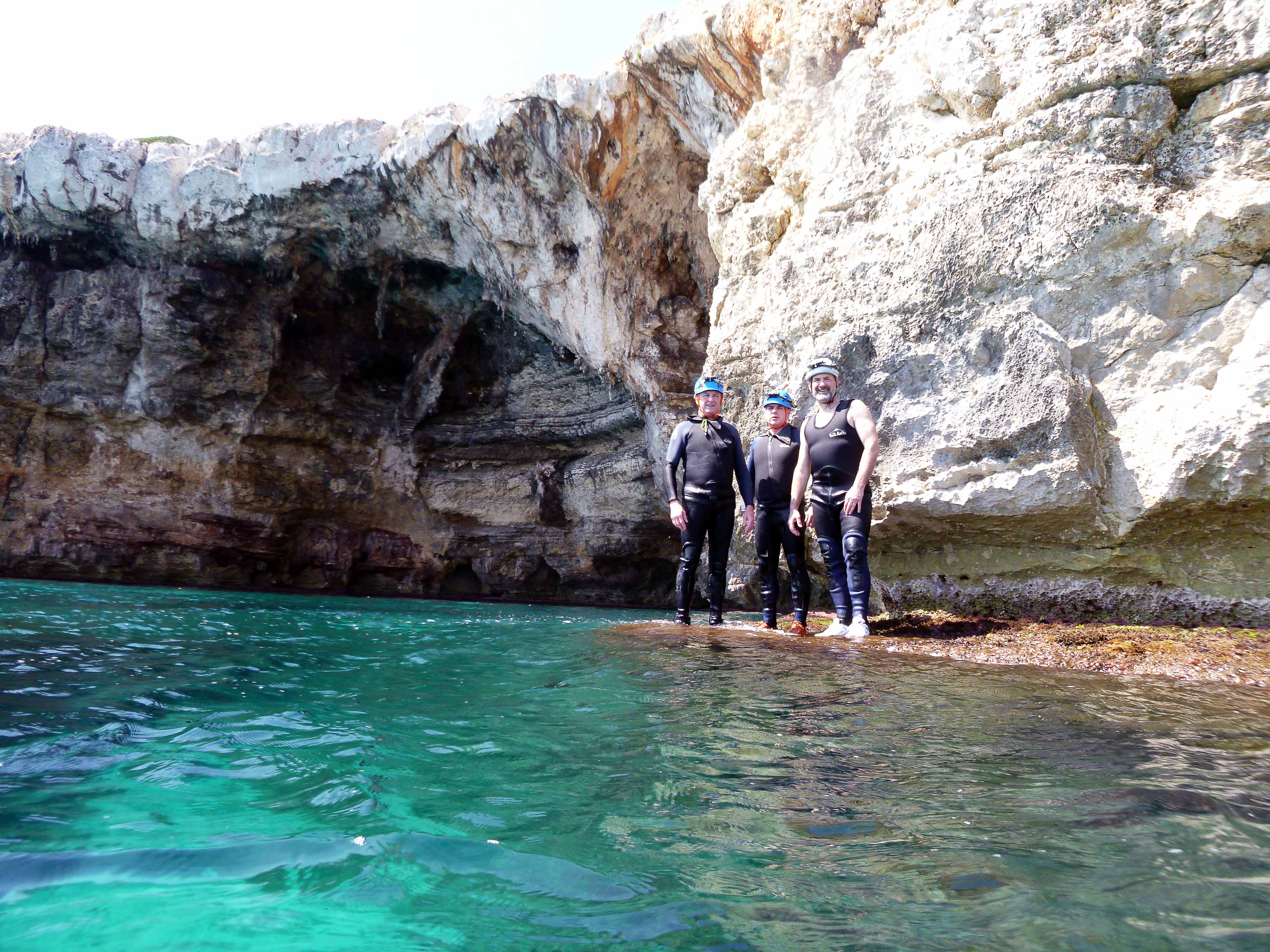 Sea Caving in Mallorca, Spain.